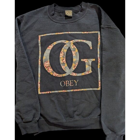 Obey OG Floral Crewneck Sweater - Picture 3 of 7
